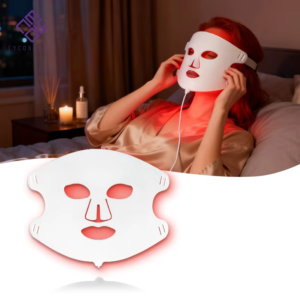 B2B LED Silicone Facial Mask Manufacturer E106A-1 | Wholesale OEM ODM 108 LED Light Therapy Skincare Device Supplier