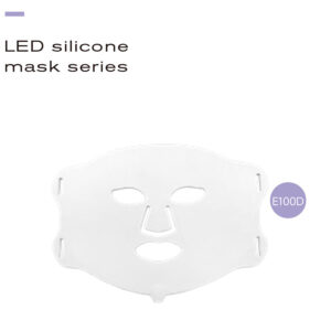 B2B LED Silicone Facial Mask Manufacturer E100D | Wholesale OEM ODM 114 LED Light Therapy Skincare Device Supplier