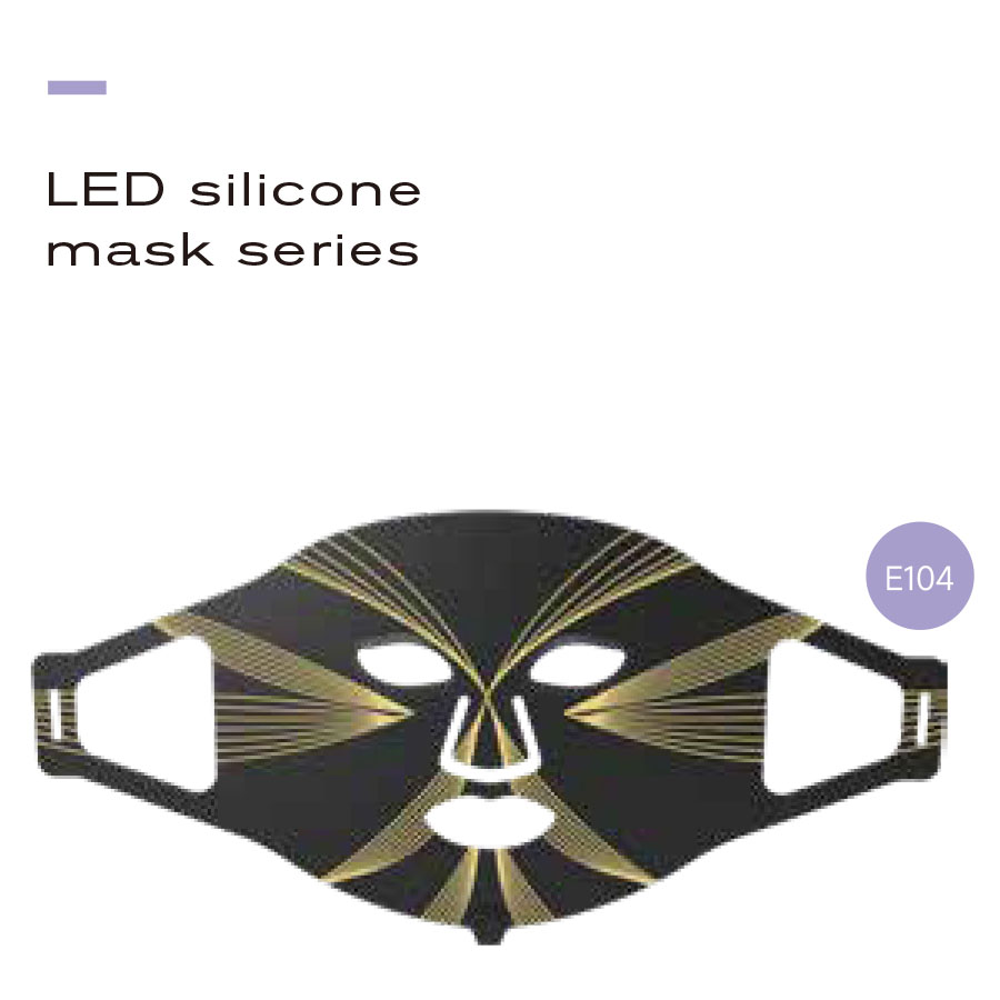 China Factory Wholesale Model E104 LED Silicone Facial Mask: Private Label Multi-Spectrum Beauty Device Manufacturer