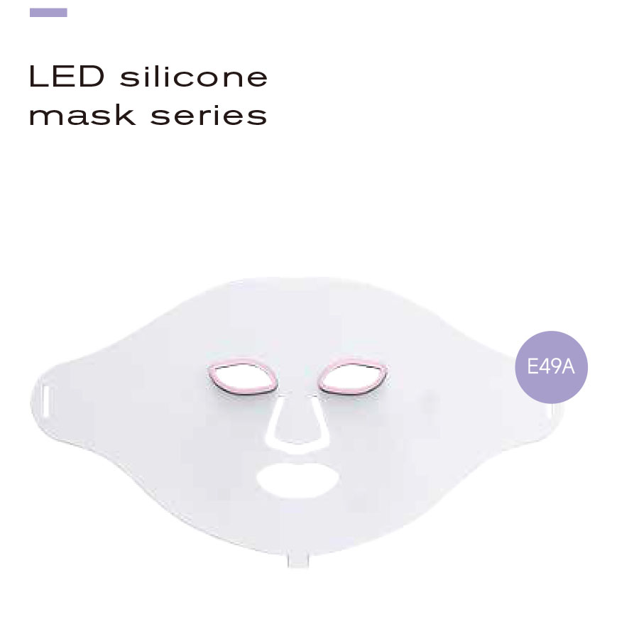 Wholesale LED Silicone Facial Mask Device E49A: OEM/ODM 3-Wavelength Anti-Aging & Acne Treatment Beauty Equipment for Global Distributors, Brands, and Importers