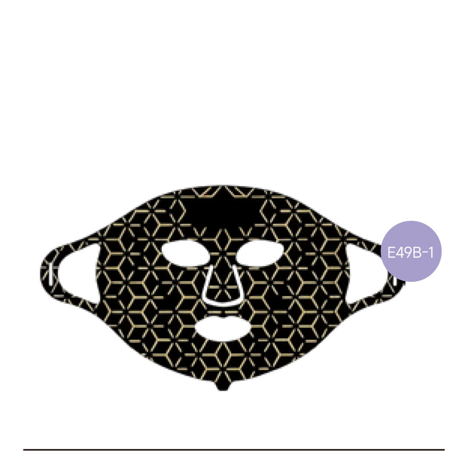 China Factory Wholesale Model E49B-1 LED Silicone Facial Mask: Private Label 3-Wavelength Beauty Device Supplier